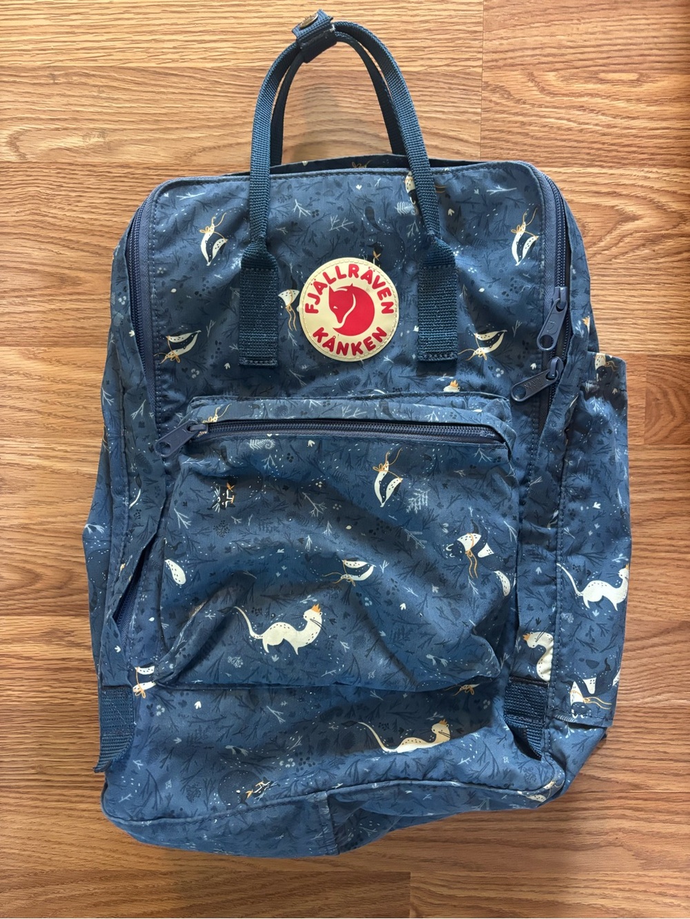 Fjällräven Kånken Art backpack in the Blue Fable